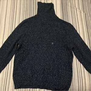 Express Men’s Blue Wool Turtleneck Sweater - XXL